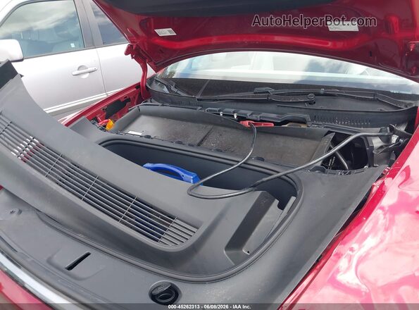 7SAYGDED2TA446898 2026 TESLA MODEL Y Burgundy უკანა ხედი