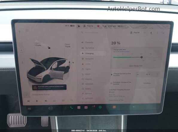 7SAYGDED2TA468528 2026 TESLA MODEL Y White 