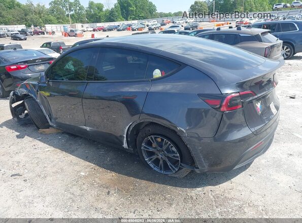 7SAYGDED3RA303984 2024 TESLA MODEL Y Серый Задняя левая четверть
