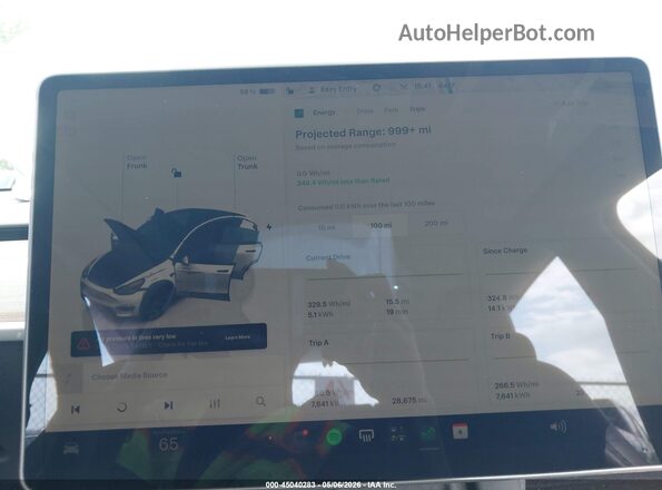 7SAYGDED3RA303984 2024 TESLA MODEL Y Серый 
