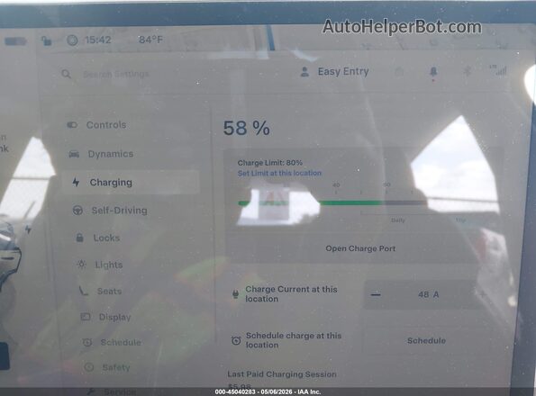 7SAYGDED3RA303984 2024 TESLA MODEL Y Серый 