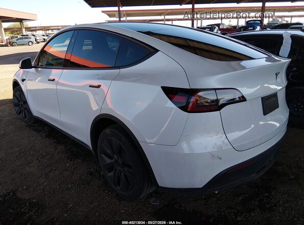 7SAYGDED3RF163938 2024 TESLA MODEL Y White Задня ліва чверть