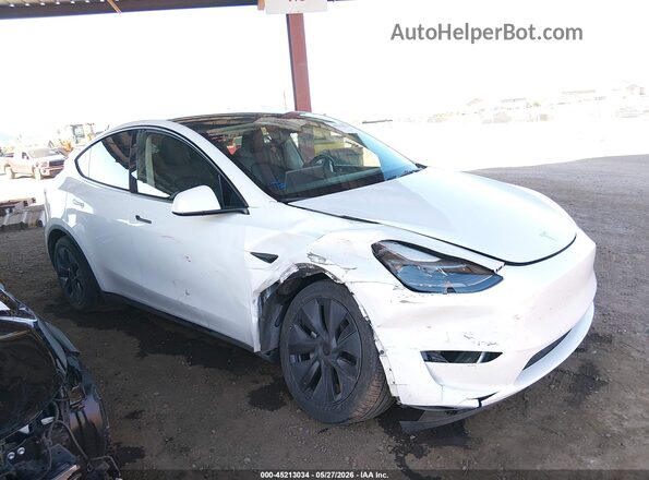 7SAYGDED3RF163938 2024 TESLA MODEL Y White Вид щитка приладів