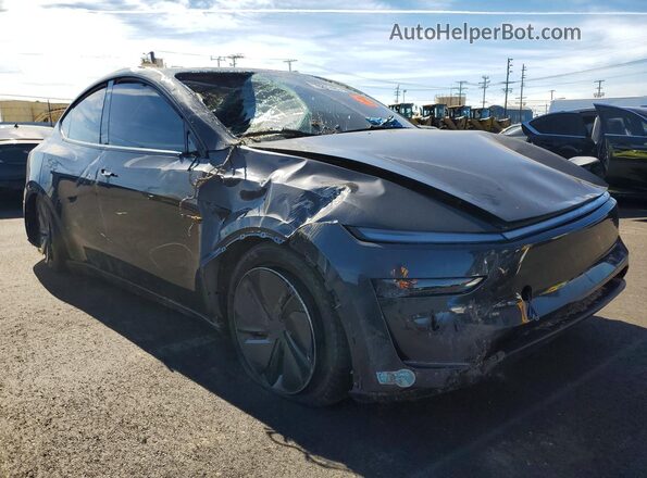 7SAYGDED3TF389081 2026 TESLA MODEL Gray Передня права чверть