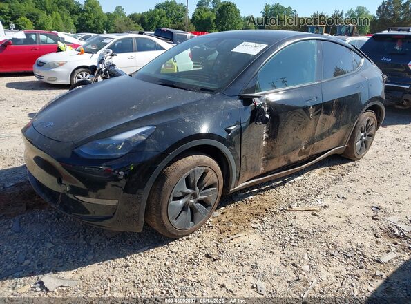 7SAYGDED4SA377551 2025 TESLA MODEL Y Gray Vista tres cuartos delantera izquierda