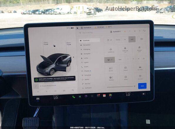 7SAYGDED6PF948659 2023 TESLA MODEL Y Gray 