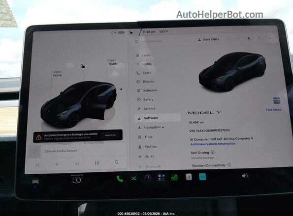 7SAYGDED6RF037024 2024 TESLA MODEL Y Gray 