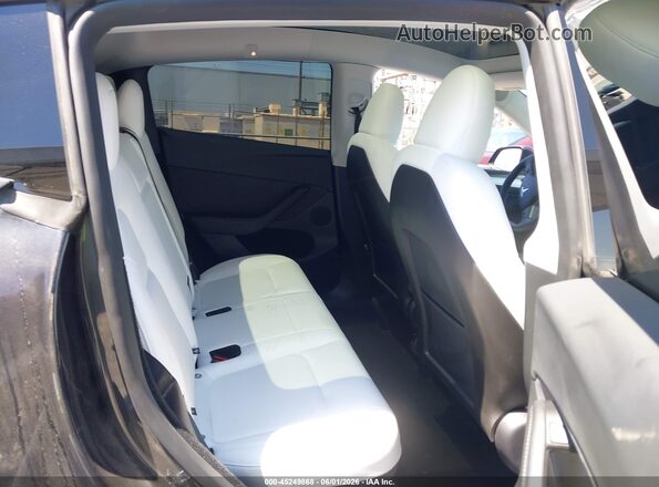 7SAYGDED6SF229808 2025 TESLA MODEL Y Black Widok naklejki z numerem VIN