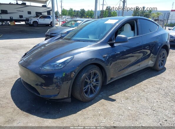 7SAYGDED6SF229808 2025 TESLA MODEL Y Black Przód lewy