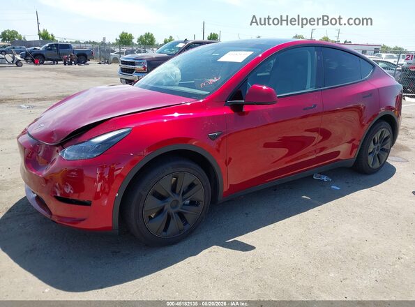 7SAYGDED8RF106294 2024 TESLA MODEL Y Red Przód lewy