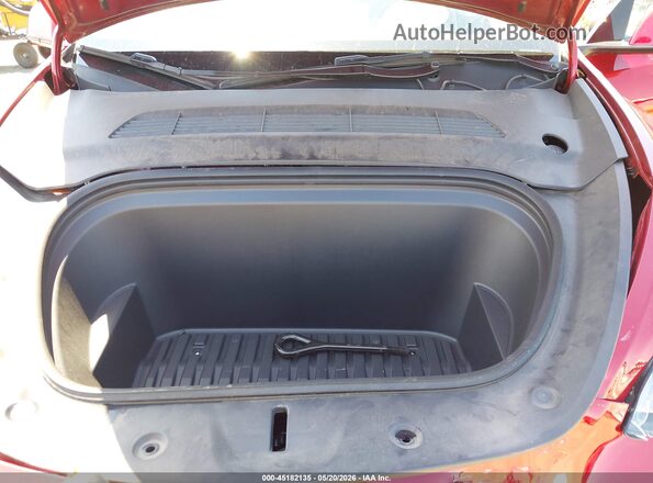 7SAYGDED8RF106294 2024 TESLA MODEL Y Red Widok z tyłu