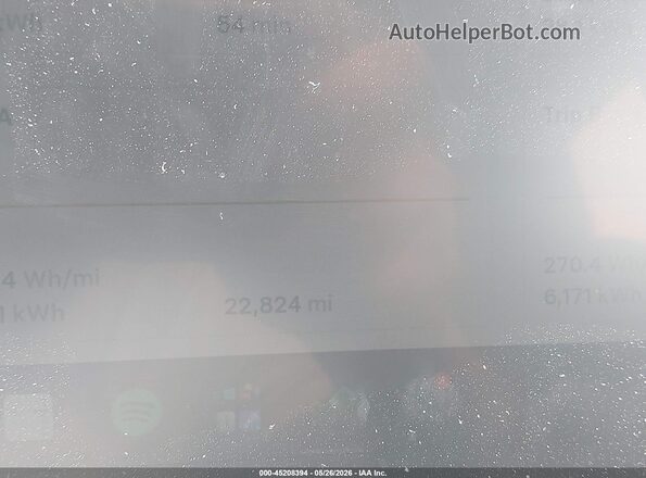 7SAYGDED9RF017950 2024 TESLA MODEL Y Gray Вид задніх сидінь
