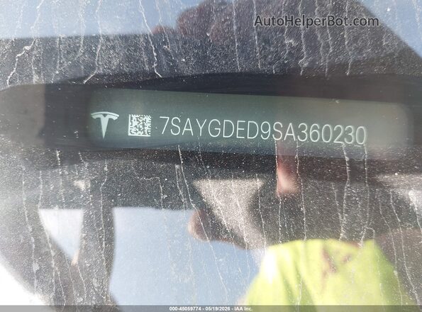 7SAYGDED9SA360230 2025 TESLA MODEL Y Черный 