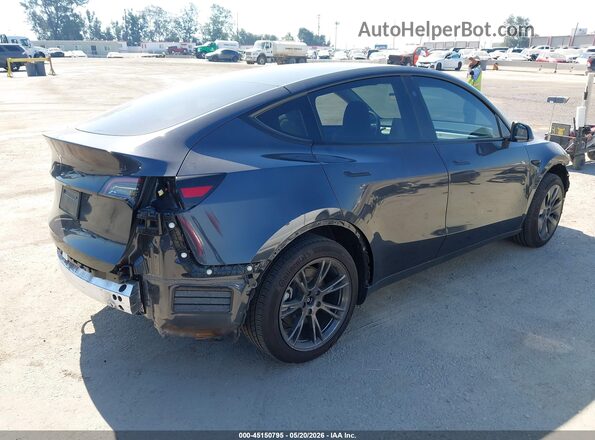 7SAYGDEDXSF269504 2025 TESLA MODEL Y Серый Задняя правая четверть