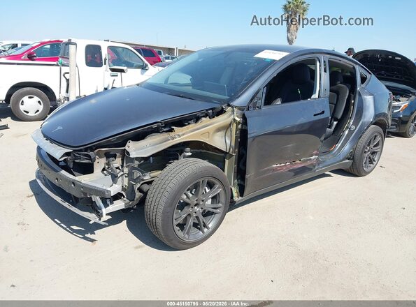 7SAYGDEDXSF269504 2025 TESLA MODEL Y Серый Передняя левая четверть