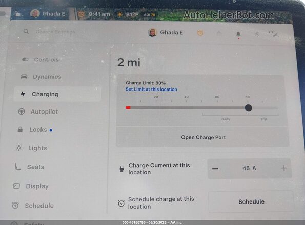 7SAYGDEDXSF269504 2025 TESLA MODEL Y Серый 