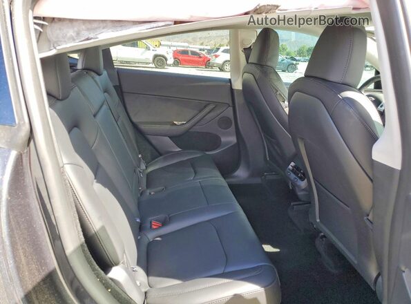 7SAYGDEDXSF302775 2025 TESLA MODEL Черный Вид задней части салона