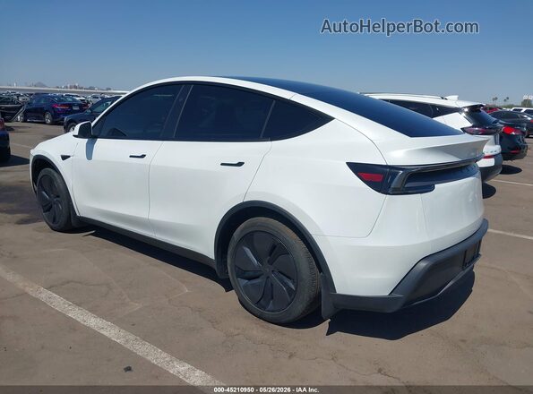 7SAYGDEDXTF409973 2026 TESLA MODEL Y White Rear left