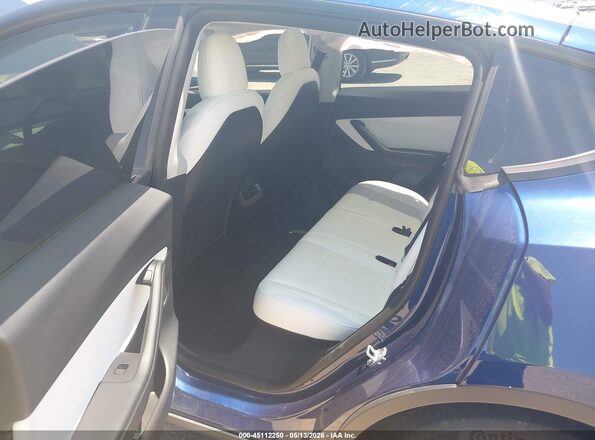 7SAYGDEE0NF505767 2022 TESLA MODEL Y Синий Вид наклейки с VIN-кодом