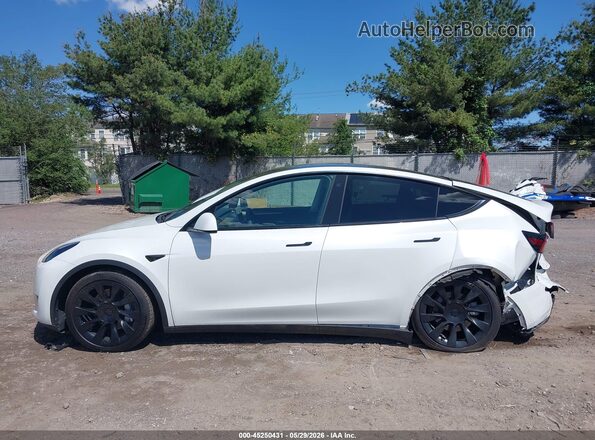7SAYGDEE0PF598499 2023 TESLA MODEL Y White Rear interior view