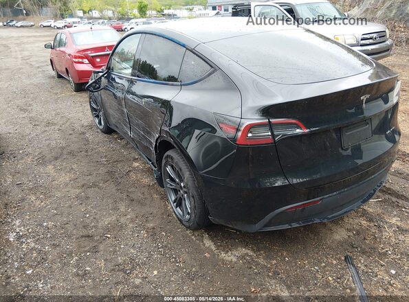 7SAYGDEE0SF221566 2025 TESLA MODEL Y Black უკანა მარცხენა