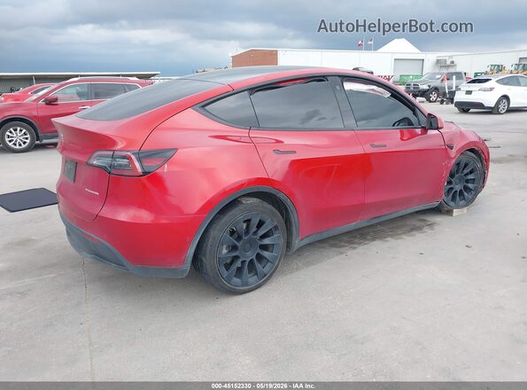 7SAYGDEE1NA019885 2022 TESLA MODEL Y Red Հետևի աջ