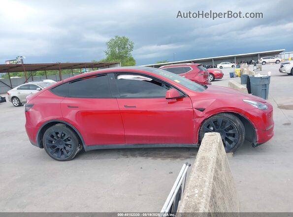 7SAYGDEE1NA019885 2022 TESLA MODEL Y Red Սարքավորումների վահանակի տեսք