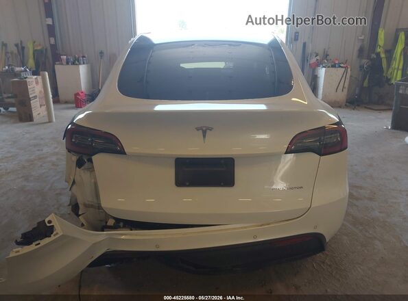 7SAYGDEE1NF317761 2022 TESLA MODEL Y White სალონის 360-გრადუსიანი ხედი