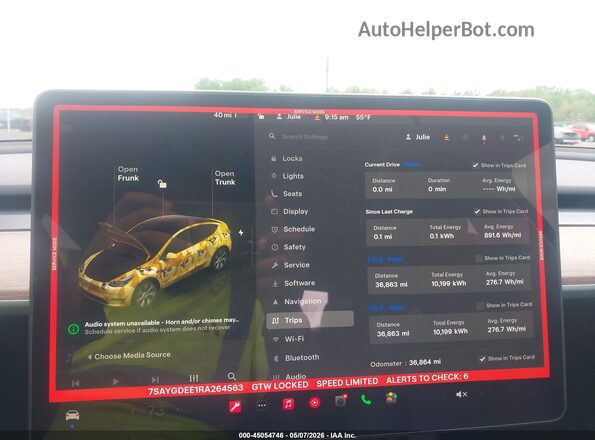 7SAYGDEE1RA264563 2024 TESLA MODEL Y Black 