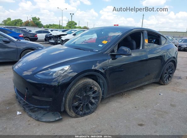 7SAYGDEE2PA186100 2023 TESLA MODEL Y Черный Передняя левая четверть