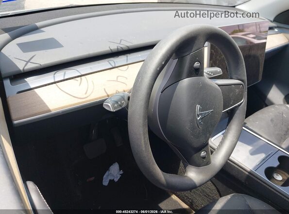 7SAYGDEE2PA186100 2023 TESLA MODEL Y Черный Вид задней части салона