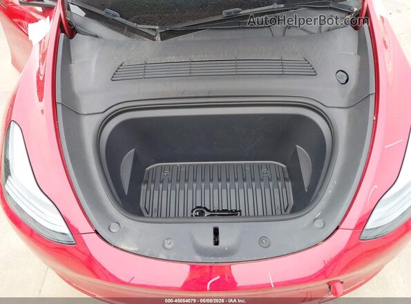 7SAYGDEE2PA187747 2023 TESLA MODEL Y Red Rear view