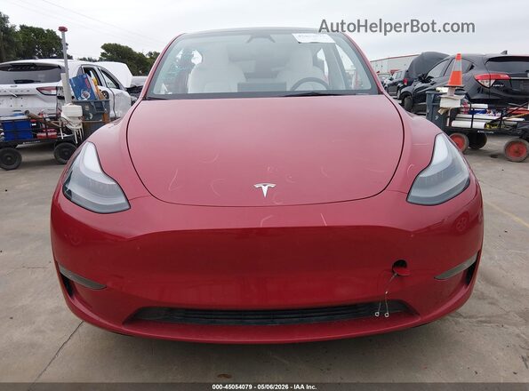 7SAYGDEE2PA187747 2023 TESLA MODEL Y Red Rear interior view