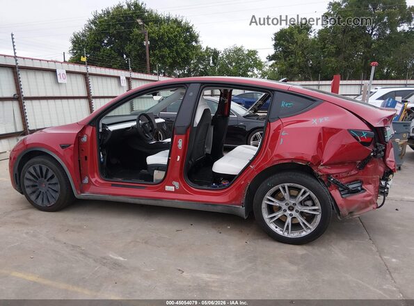 7SAYGDEE2PA187747 2023 TESLA MODEL Y Red 