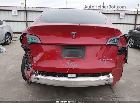 7SAYGDEE2PA187747 2023 TESLA MODEL Y Red 