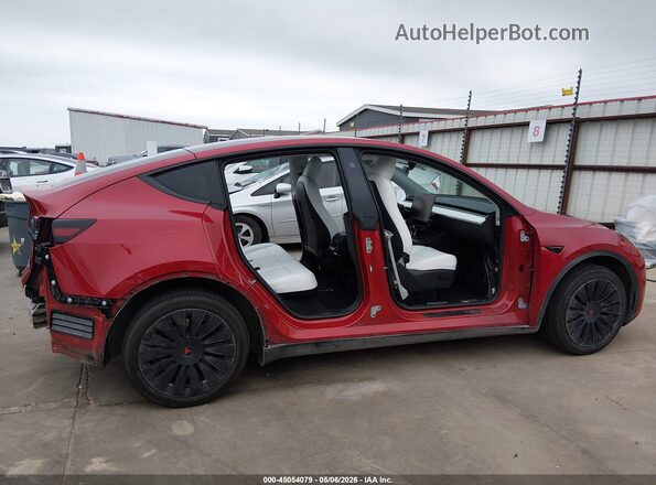 7SAYGDEE2PA187747 2023 TESLA MODEL Y Red 