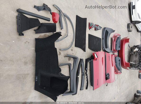 7SAYGDEE2PA187747 2023 TESLA MODEL Y Red Instrument cluster view