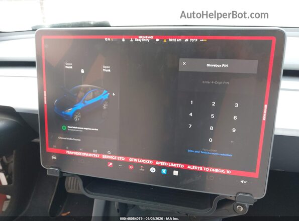 7SAYGDEE2PA187747 2023 TESLA MODEL Y Red 
