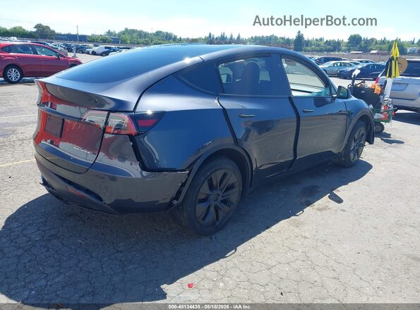 7SAYGDEE2SA355525 2025 TESLA MODEL Y Черный Задняя правая четверть