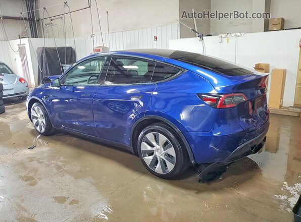 7SAYGDEE3NF363429 2022 TESLA MODEL Blue Tył lewy