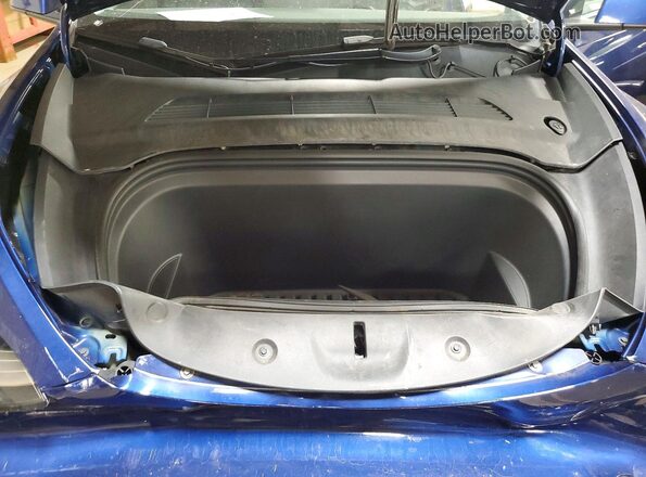 7SAYGDEE3NF363429 2022 TESLA MODEL Blue Widok wnętrza z tyłu