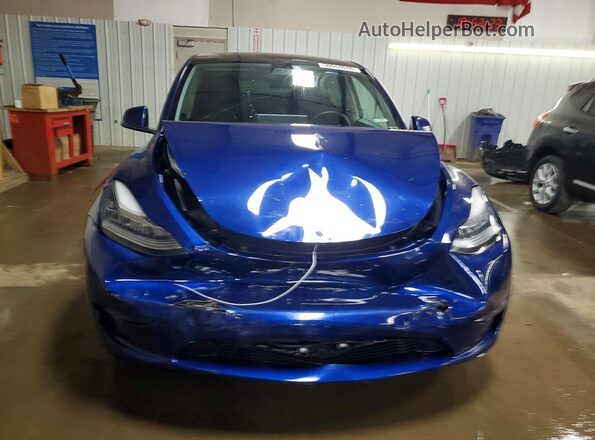 7SAYGDEE3NF363429 2022 TESLA MODEL Blue Widok z przodu