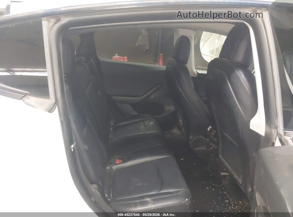 7SAYGDEE3PF608085 2023 TESLA MODEL Y White VIN կոդի պիտակի տեսք
