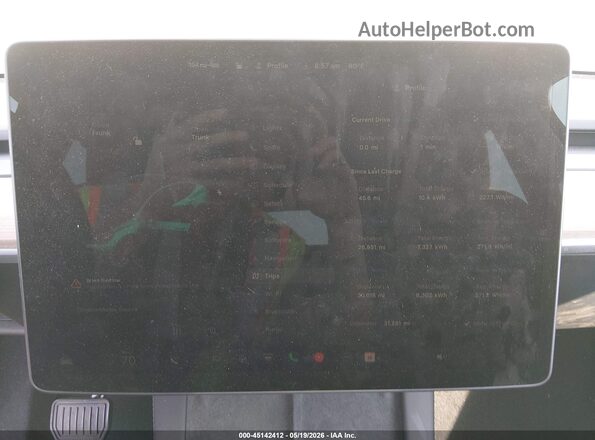7SAYGDEE3PF686365 2023 TESLA MODEL Y White Հետևի նստատեղերի տեսք
