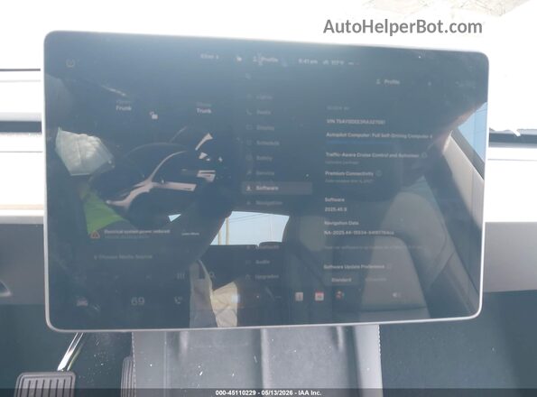 7SAYGDEE3RA327081 2024 TESLA MODEL Y Gray Vista de los asientos traseros
