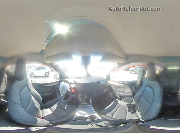 7SAYGDEE3SA370955 2023 TESLA MODEL White VIN კოდის სტიკერის ხედი