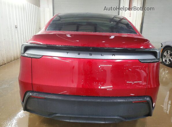 7SAYGDEE3TF551672 2026 TESLA MODEL Красный Вид сзади