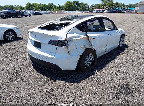 7SAYGDEE4NF320007 2022 TESLA MODEL Y White Հետևի աջ