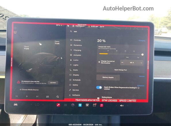 7SAYGDEE4PA118705 2023 TESLA MODEL Y Black 