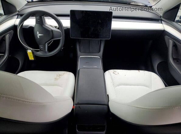 7SAYGDEE4PF667355 2023 TESLA MODEL Blue Widok deski rozdzielczej